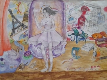 Çevre High School Students Receive Certificate of Honor in International Painting Competition